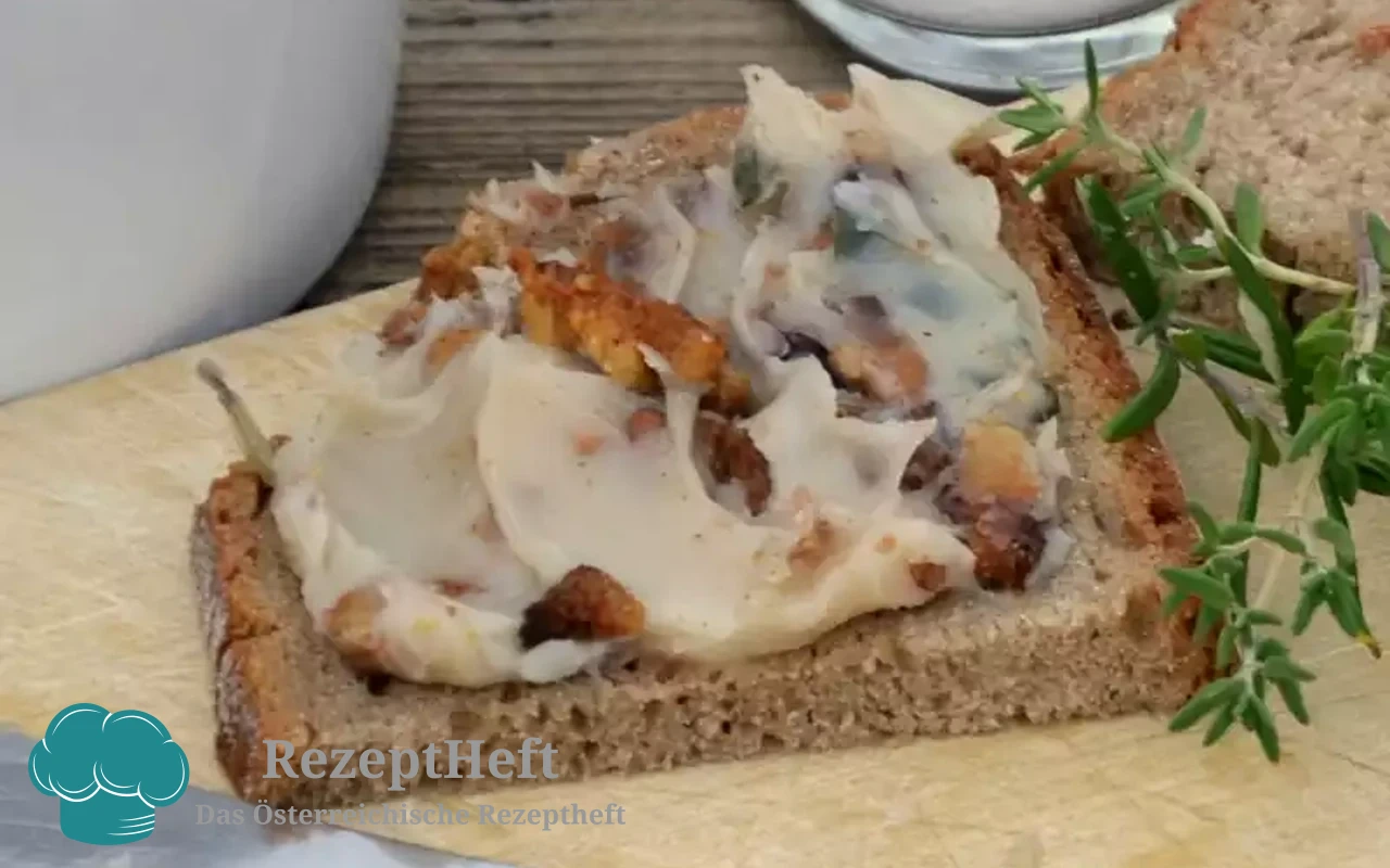 Selbst gemachtes Grammelschmalz mit knusprigen Grammeln