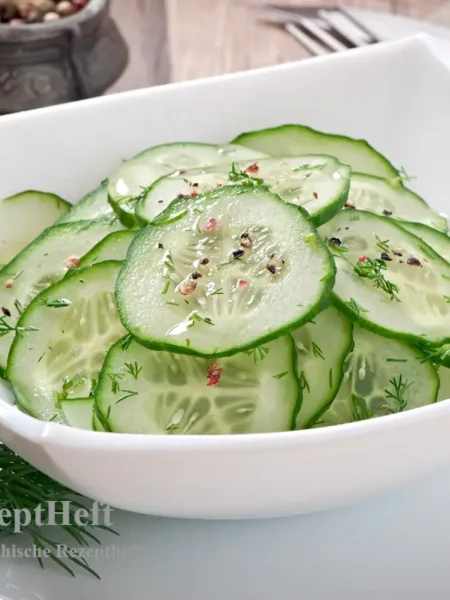 Klassischer Gurkensalat