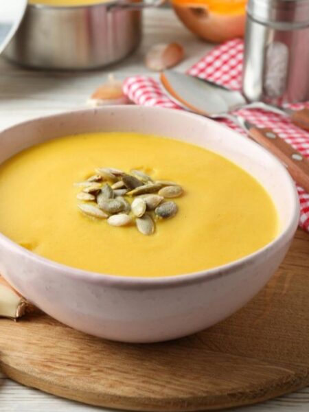 Kürbissuppe mit Butternut Kürbis