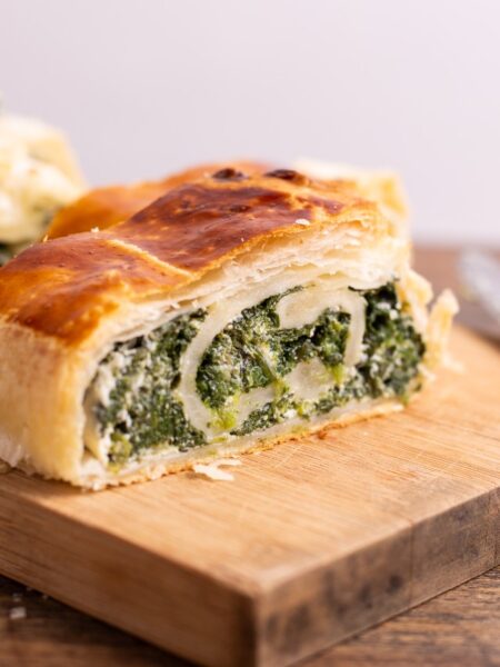 Feta-Spinat-Strudel