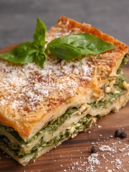 Spinat-Lasagne