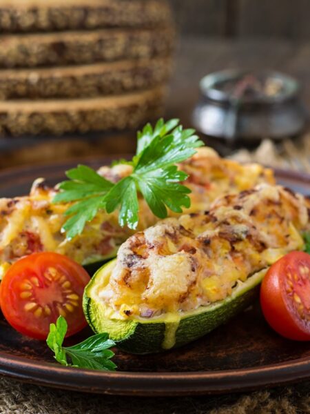 gefüllte Zucchini nach Omas Art