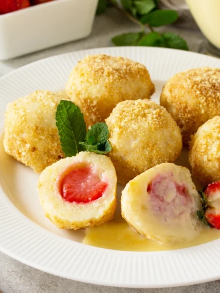 Erdbeerknödel