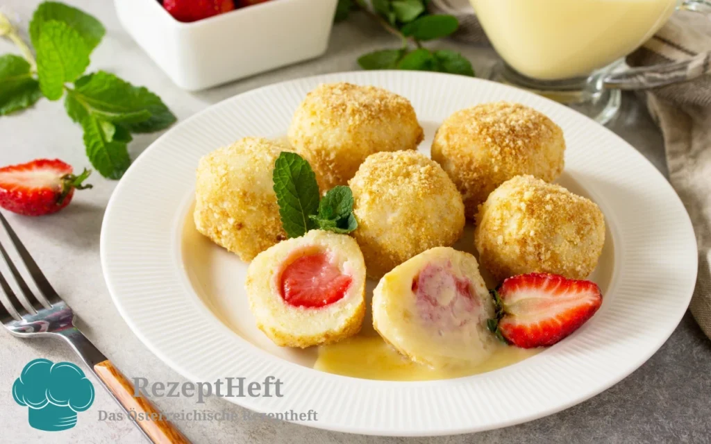 Erdbeerknödel