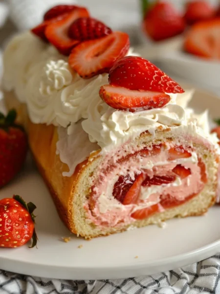 Erdbeerroulade