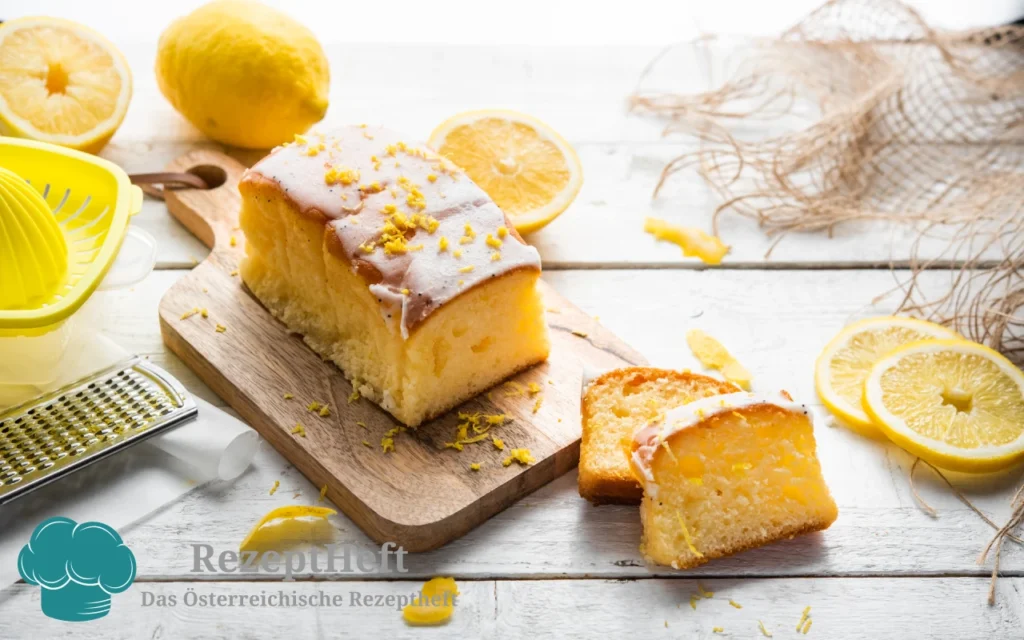 Saftiger Zitronenkuchen mit Zitronenglasur
